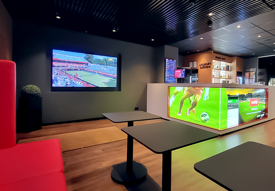 Fully renovated sports bar–gaming hall in Gulbene, Līkā street 1a