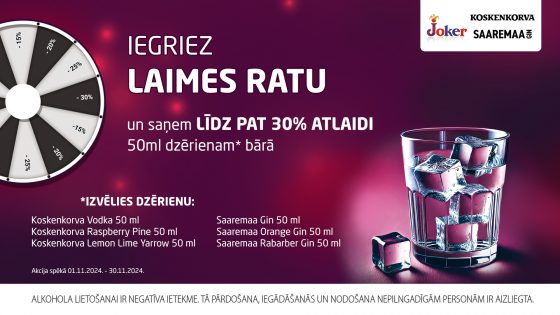 Akcija: Iegriez LAIMES RATU!