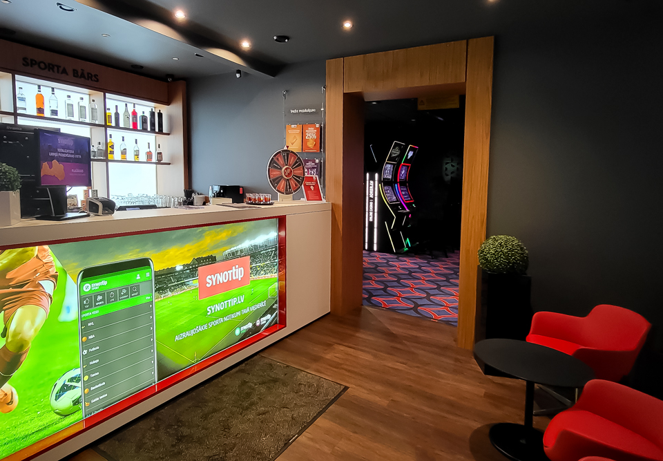 Fully renovated sports bar–gaming hall in Talsi, Lielgabala street 6